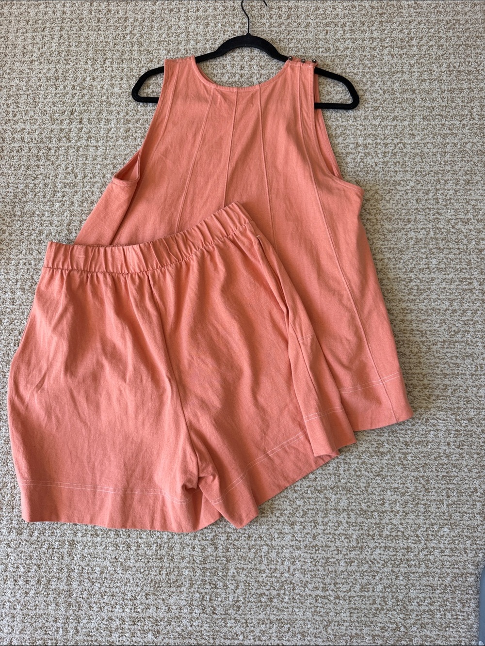 Free People Coral Relaxed Athletic Shorts